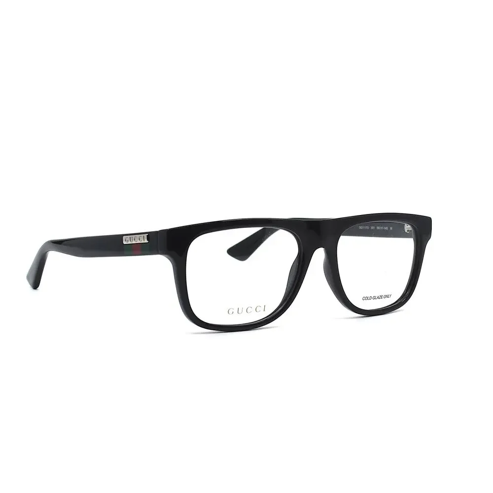 NEW GUCCI GG1117O 001 BLACK AUTHENTIC EYEGLASSES FRAME